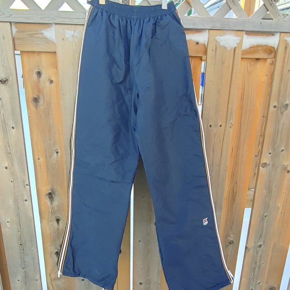 VINTAGE KWAY SNOW PANTS Size 5 Full Zip UNISEX Size Small